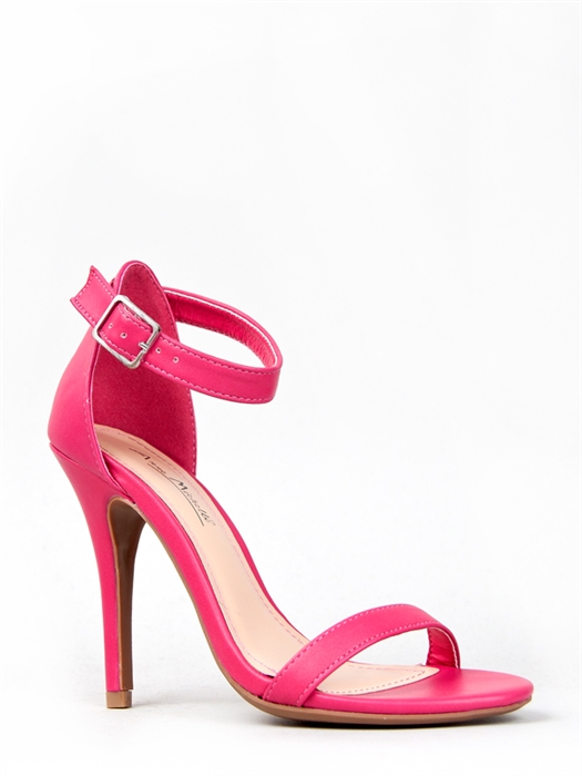 Pink Ankle Strap Heels | Tsaa Heel