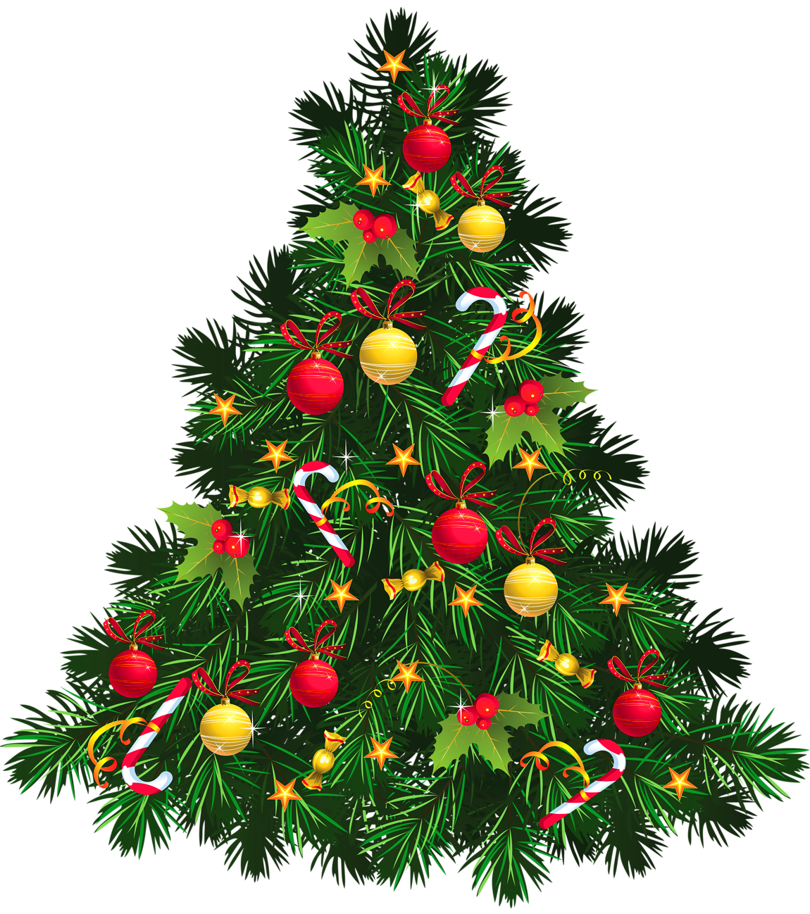 free christmas tree ornaments clipart - photo #42