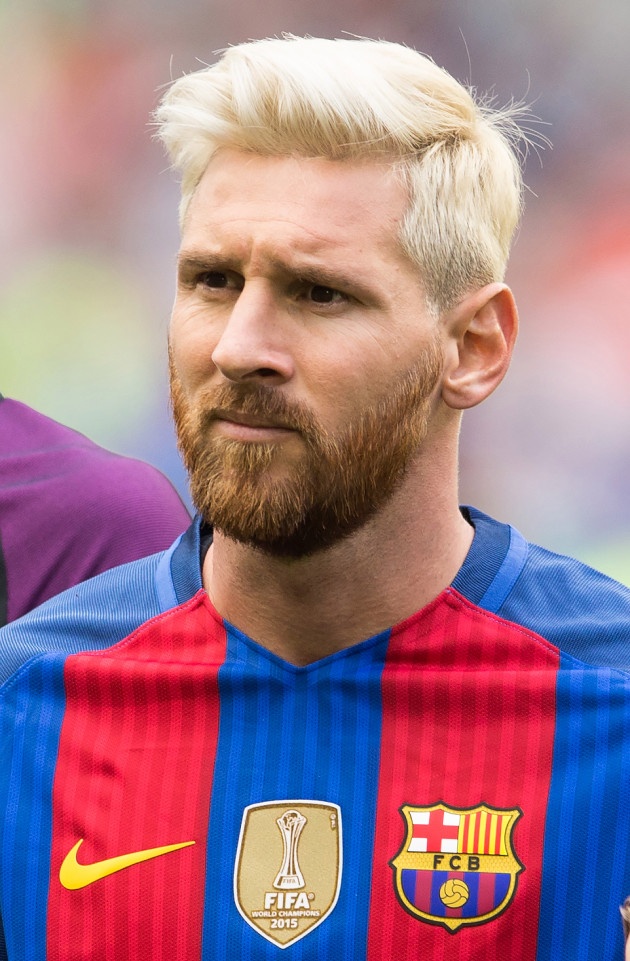 Messi Blond