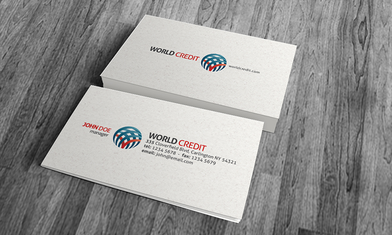 Clean Texture Business Card Template