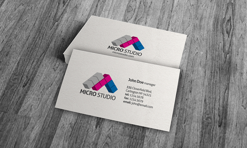 Texture Background Business Card Template