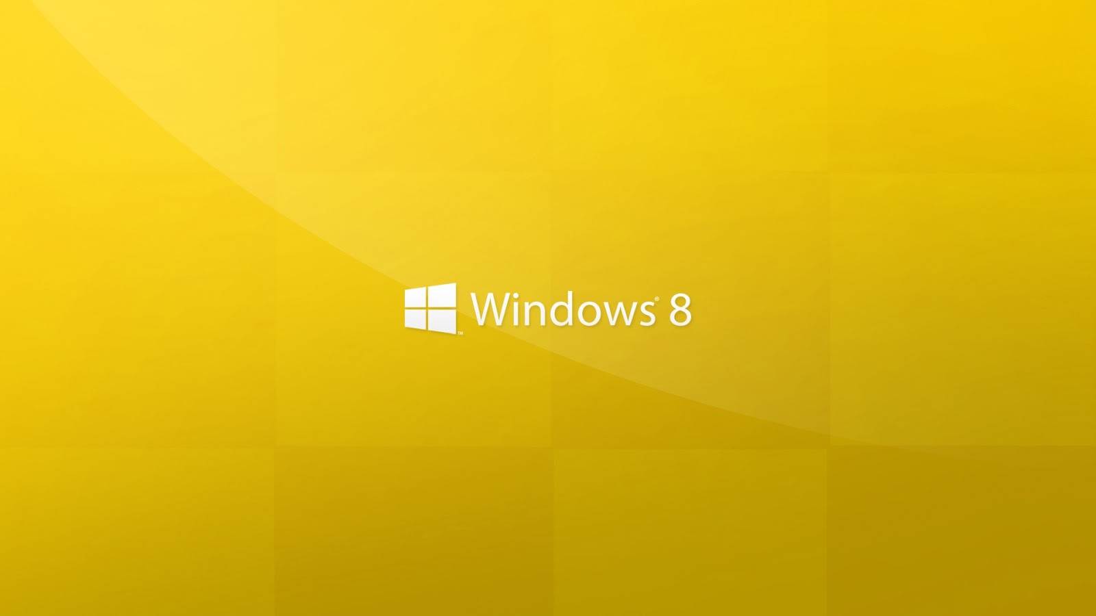 Yellow Windows 8 Wallpaper