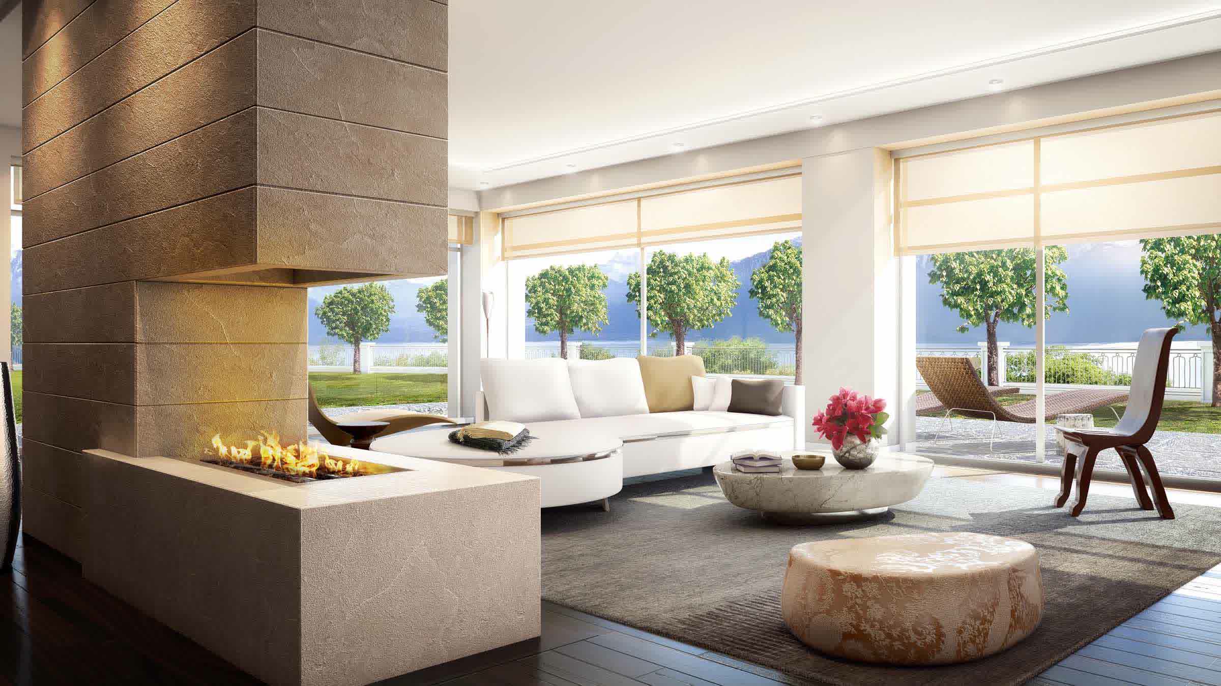 Make The Living Room Design Become More Comfortable - InspirationSeek.com
