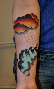 cloud strife tattoo design