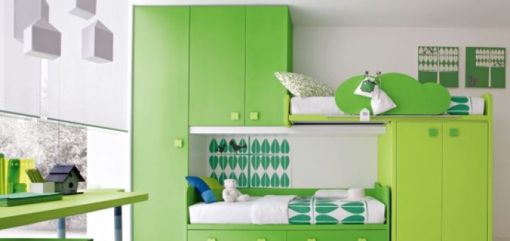 Green Kids Bedroom Ideas