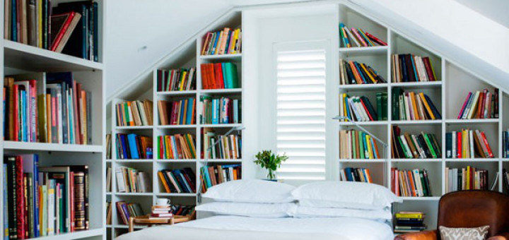 Small Library Design Ideas in the Bedroom