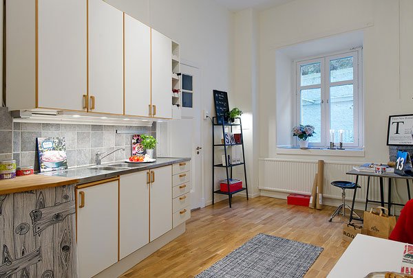 simple apartment kitchen design