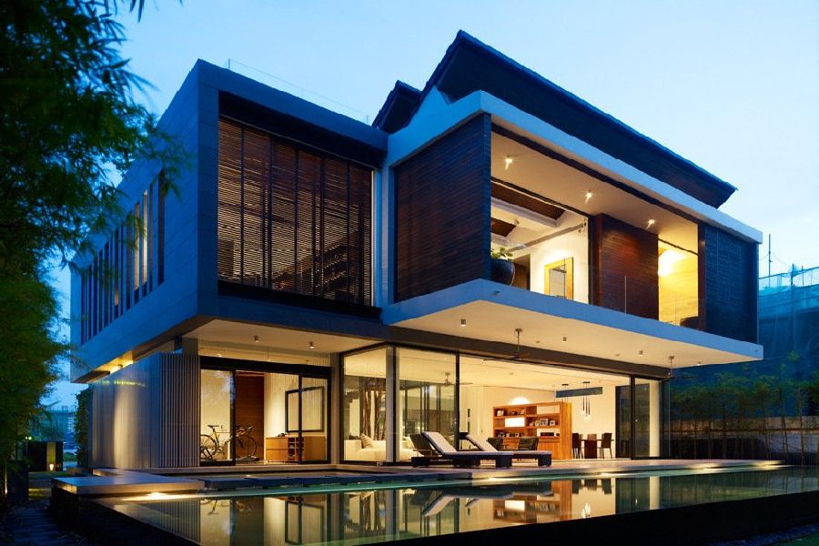 Singapore Luxury Tropical House Design