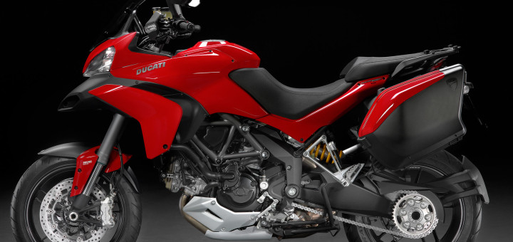2015 Ducati Multistrada 1200S Red and Black Left Side Photo