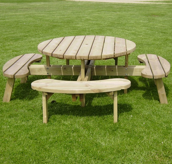 24+ Picnic Table Designs, Plans and Ideas ...