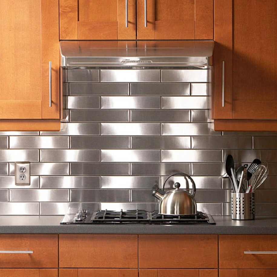 Stainless Steel Solution for Your Kitchen Backsplash