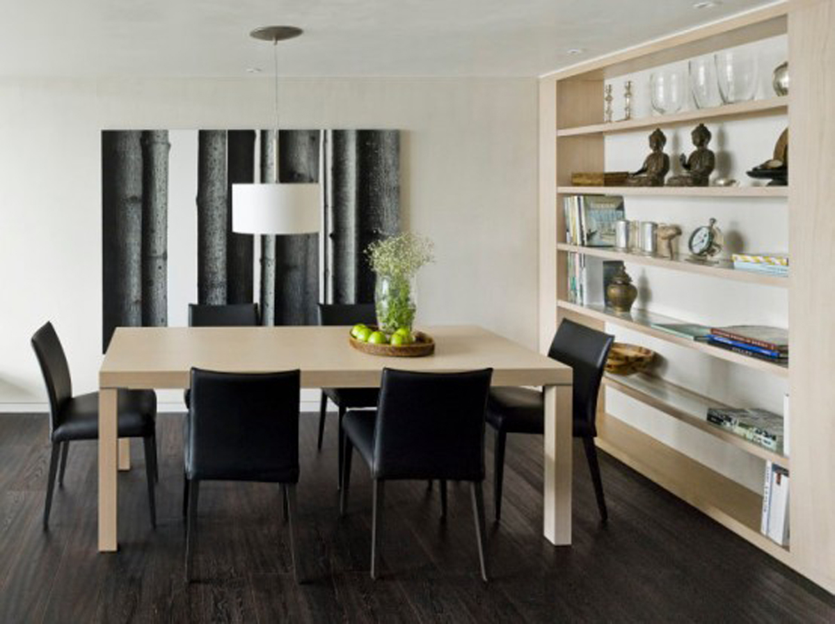 simple modern dining room decor
