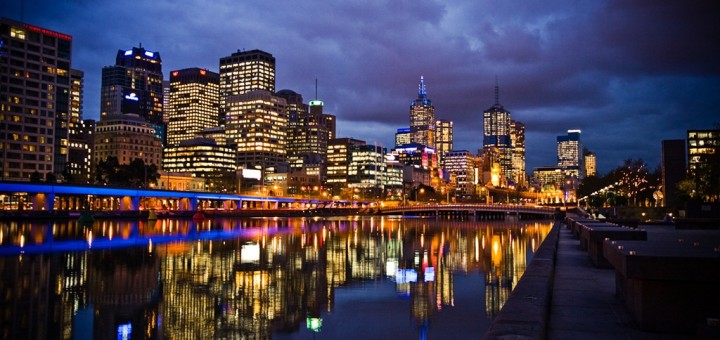 Melbourne At Night Pictures