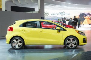 Kia rio yellow