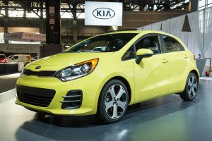 Kia rio yellow