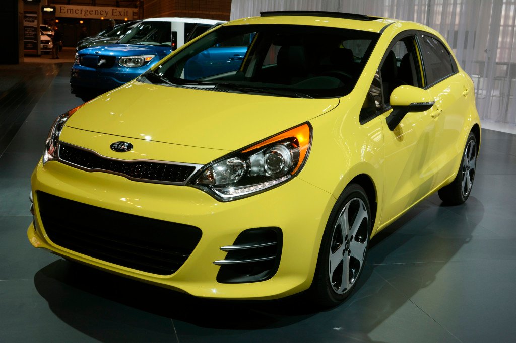 Kia rio yellow