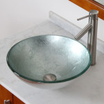 Circle Glass Sink Design Ideas For Bathroom