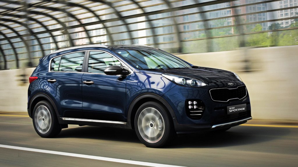 Kia sportage blue