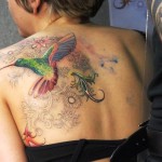 Bird Tattoos For Women on Shoulder Back