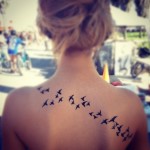 Birds Tattoos Ideas For Women on Back