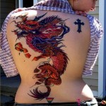 Dragon Back Tattoos For Women