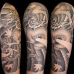 Dragon Tattoo Ideas For Men on Full Sleeve