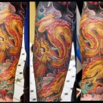 Dragon Tattoo Ideas on Sleeve For Men