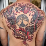 Dragon Tattoos Designs For Men on Back