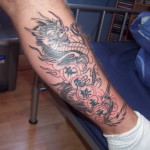 Dragon Tattoos For Men on Leg