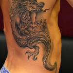 Dragon Tattoos For Men on Rib