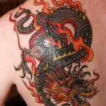 Dragon Tattoos For Men on Shoulder Back