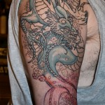 Dragon Tattoos For Men on Sleeve Pictures