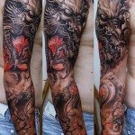 Dragon Tattoos Ideas For Men on Sleeve