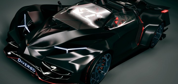 Lamborghini Diverso Hybrid Supercar Photo