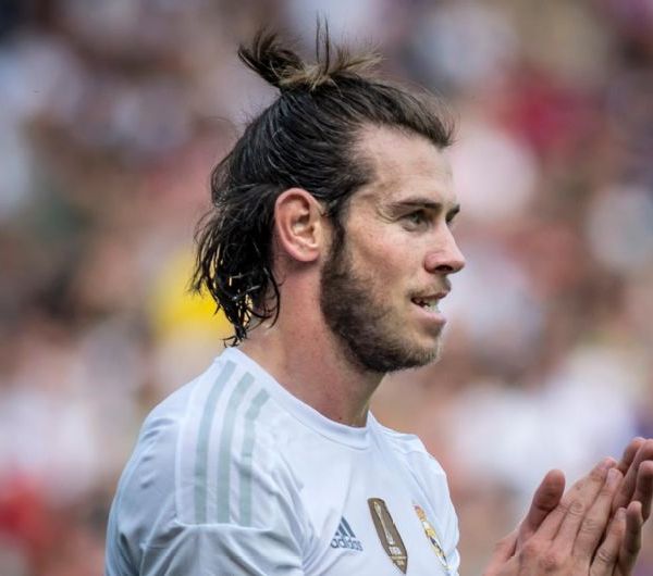 Man Bun Hairstyle of Gareth Bale