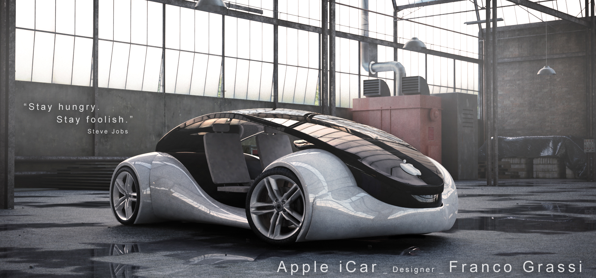 Apple iCar Concept, The Futuristic Electric Car From Apple