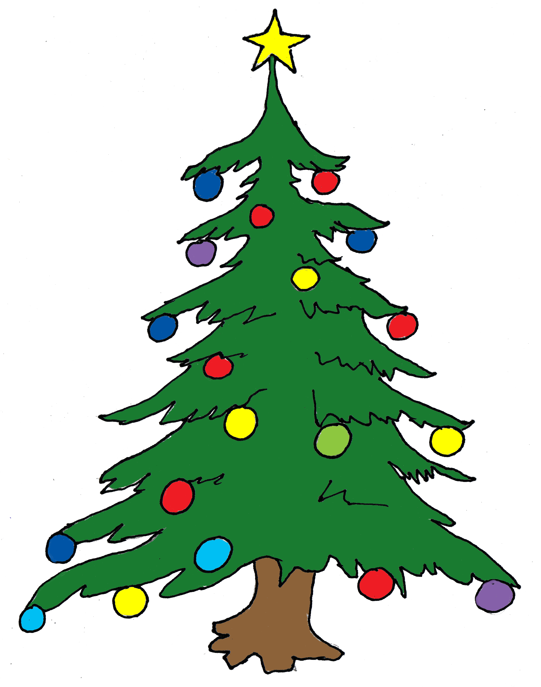 Christmas Tree Clip Art Images - InspirationSeek.com