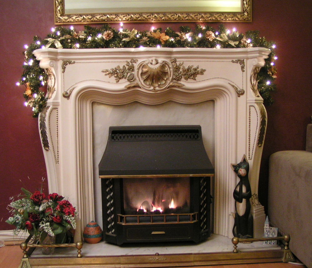 Christmas Fireplace Garland Ideas InspirationSeek com