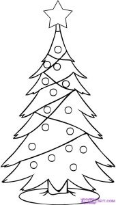 Christmas Tree Drawing Ideas For Kids - InspirationSeek.com