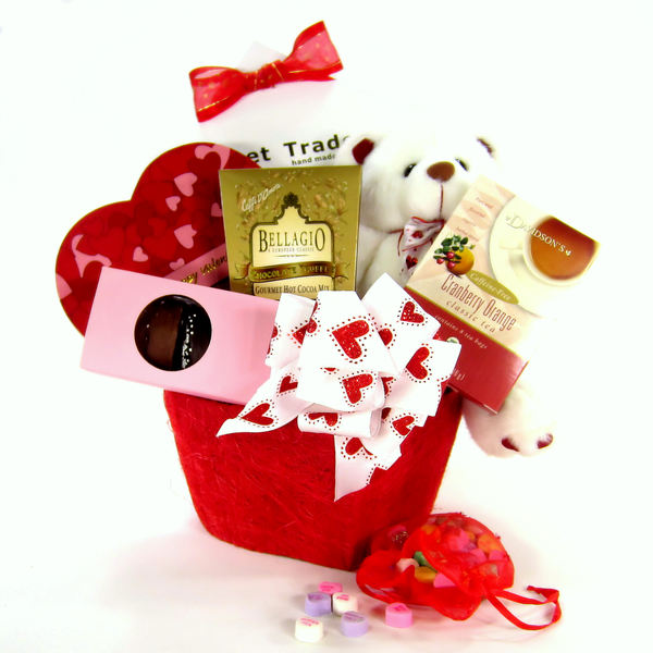 Cute Valentine Gift Baskets