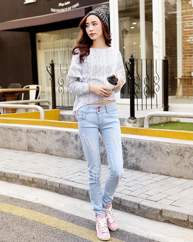 Fashion For Skinny Ladies Outfits with Korean Style