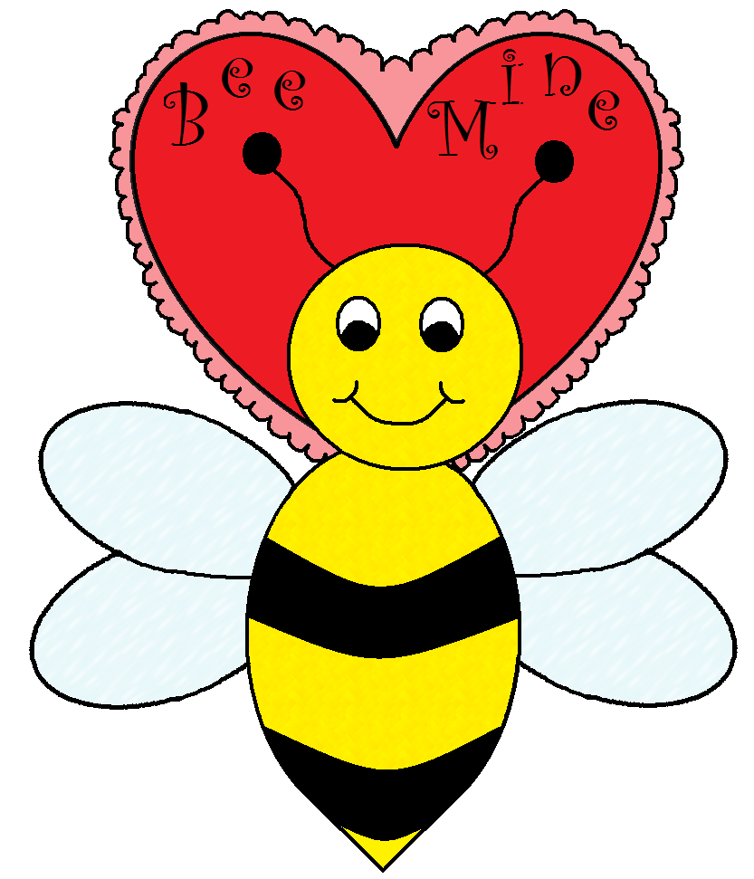Valentine Clip Art Bee_48