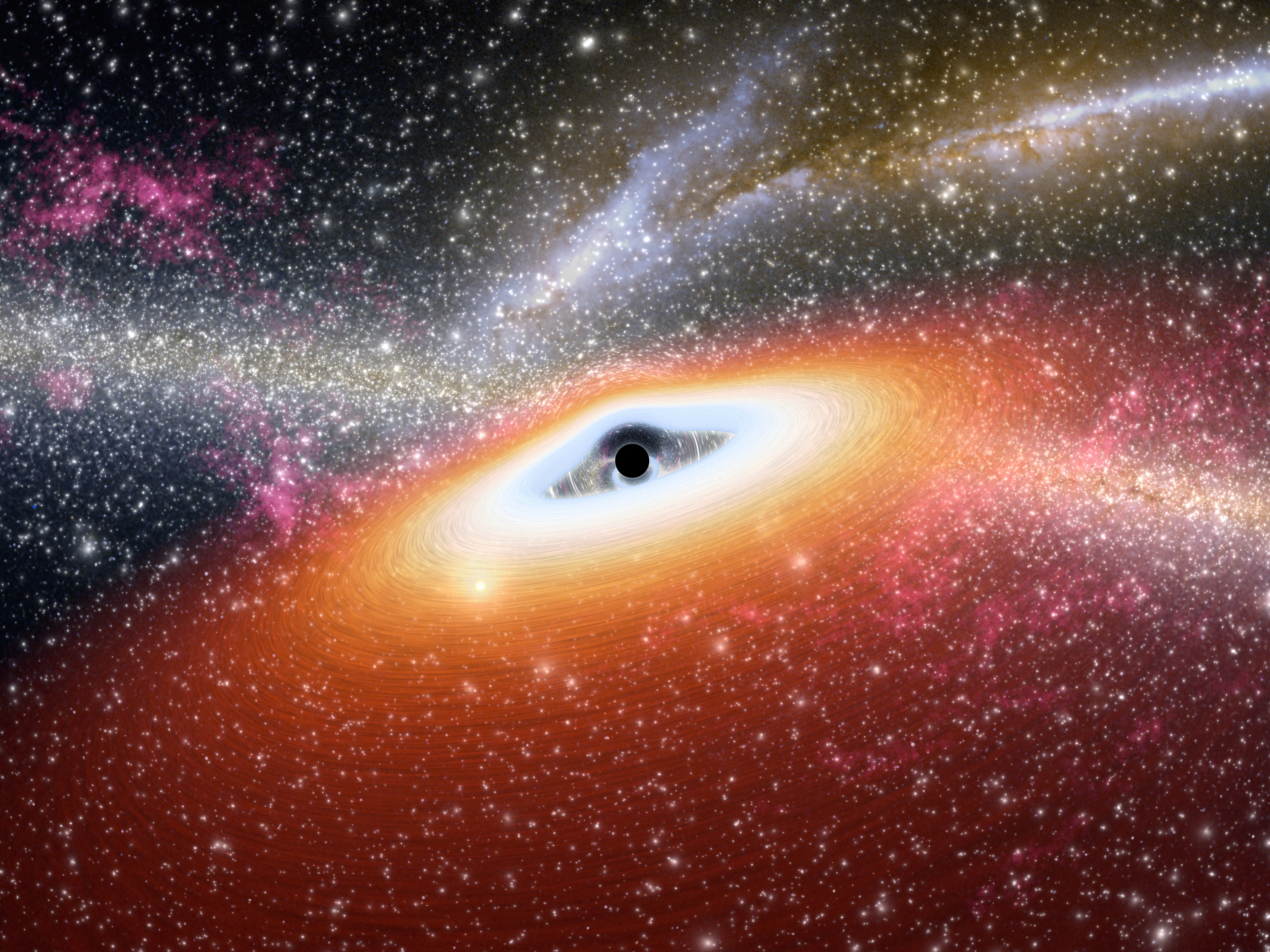 Black Hole Actual Images in Space