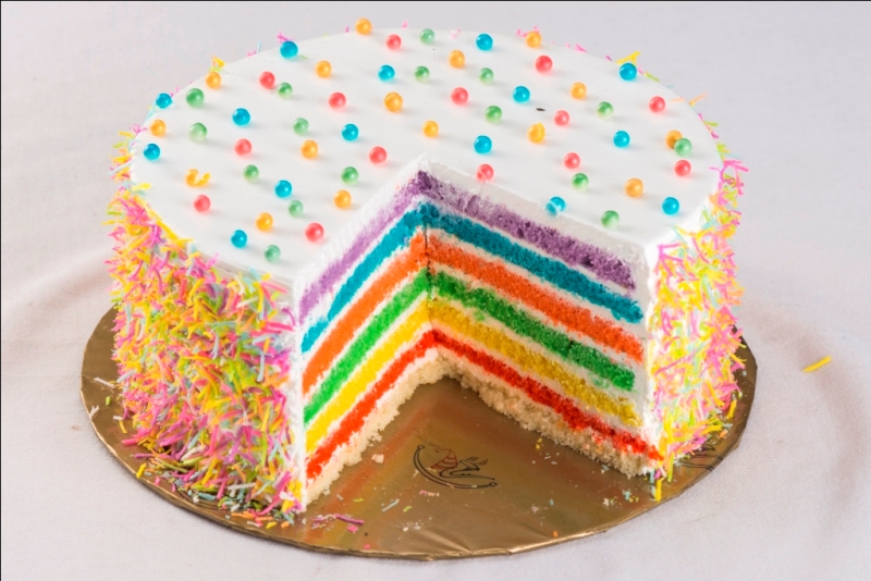Rainbow Cake Picture