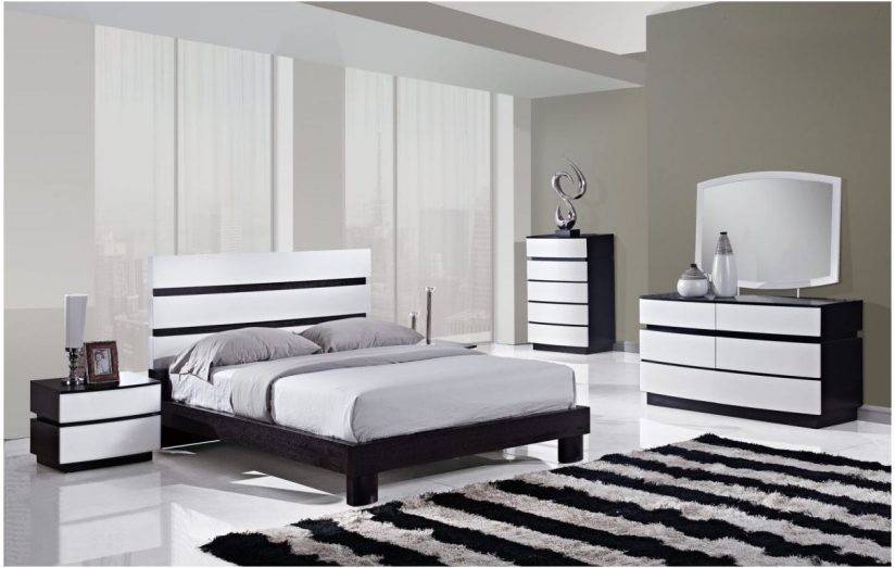 30 Black and White Bedroom Inspiration - InspirationSeek.com