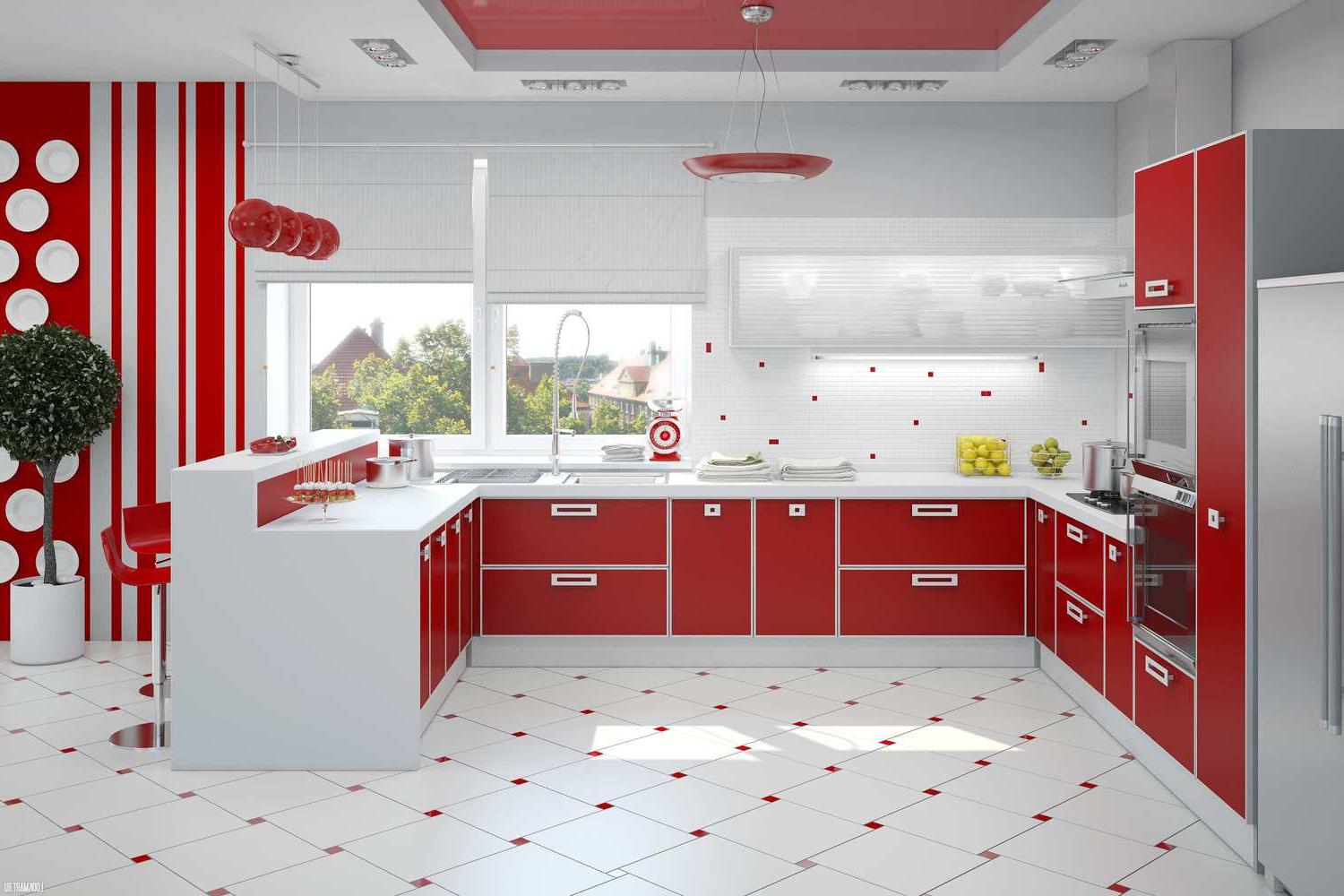 Red and White Interior Design For a More Vibrant Home - InspirationSeek.com