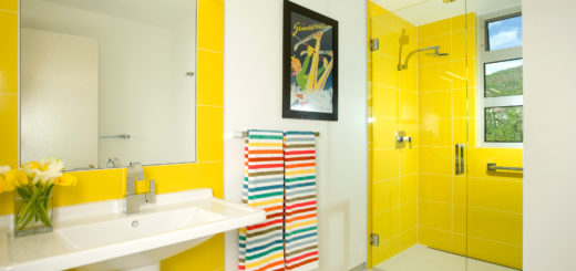 Yellow Bathroom Design For Modern Bathroom