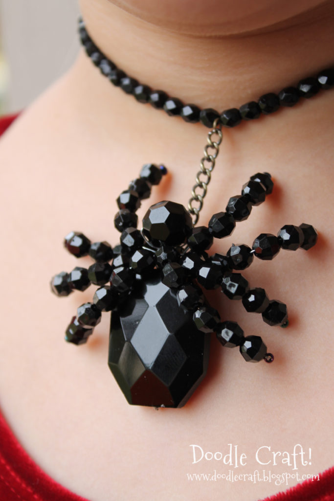 Halloween Jewelry Necklace Spider