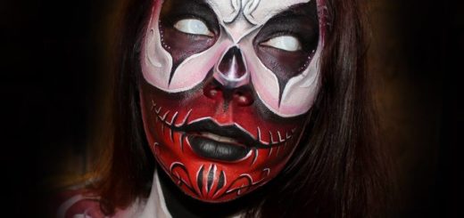 Scary Halloween Face Painting Ideas
