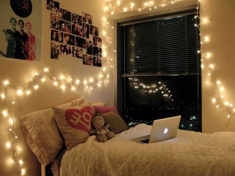 Bedroom Christmas Lights Decorations